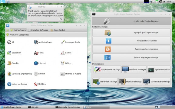 Helal Linux Light screenshot