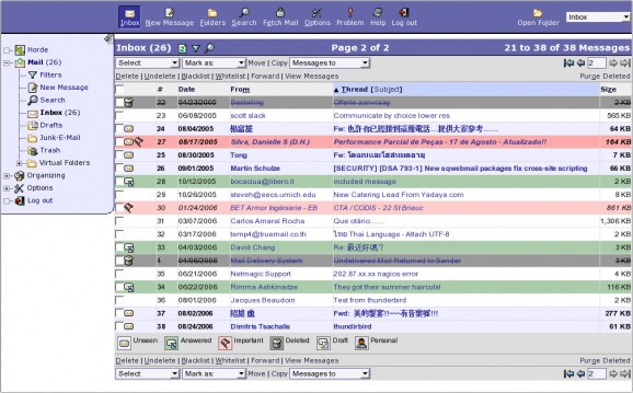 Horde Groupware Webmail Edition screenshot
