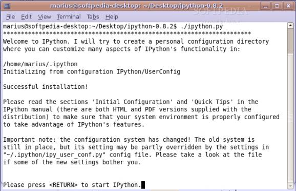 IPython screenshot