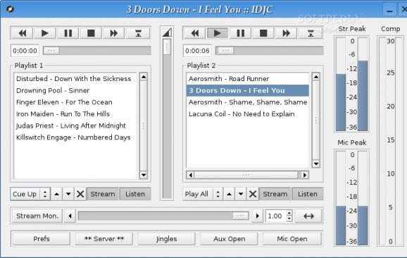 Internet DJ Console screenshot