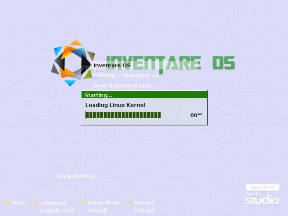 Inventare OS screenshot
