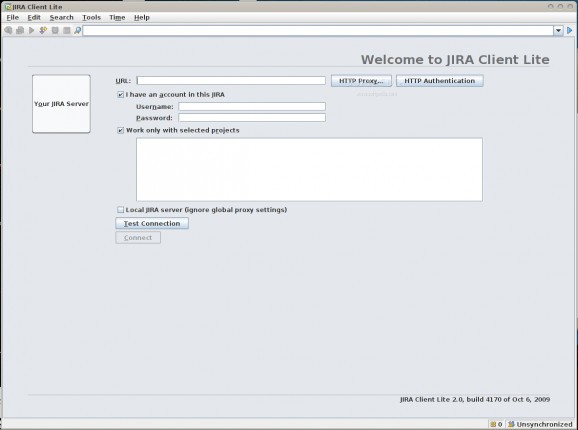 JIRA Client Lite screenshot