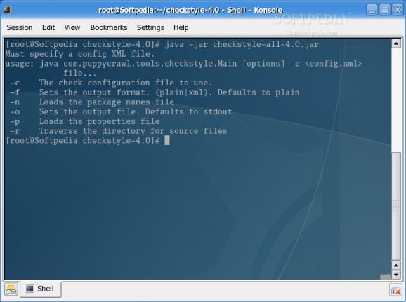 Java checkstyle Tool screenshot