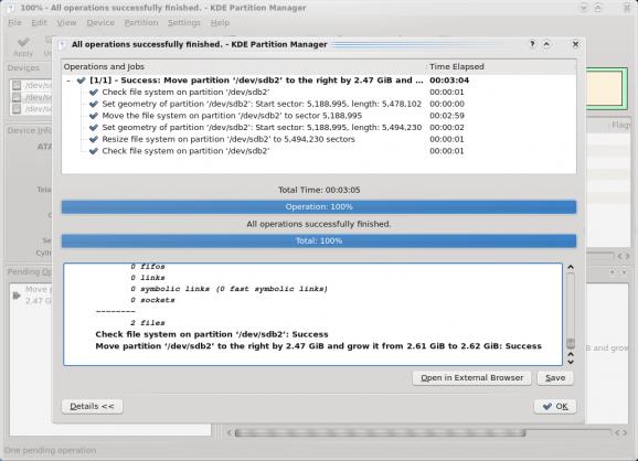 KDE Partition Manager screenshot