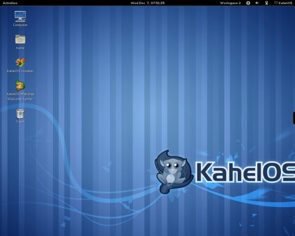 Kahel OS screenshot
