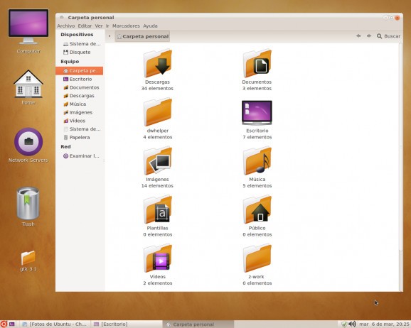 Kalahari - Icons - Ubuntu screenshot