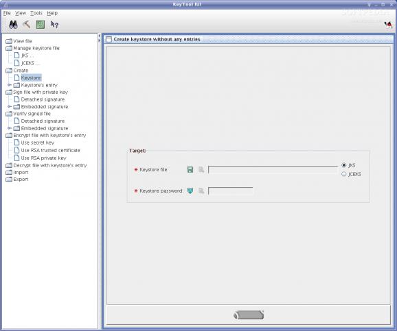 KeyTool IUI screenshot