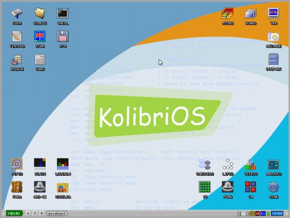 KolibriOS screenshot