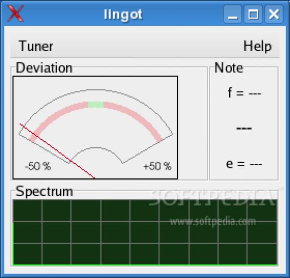 LINGOT Is Not a Guitar-Only Tuner screenshot