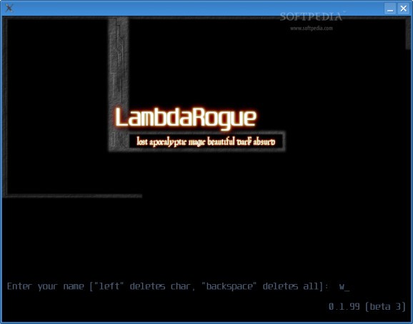 LambdaRogue screenshot