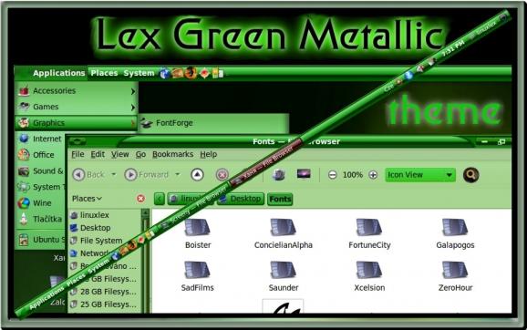 Lex Green Metallic screenshot