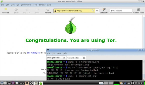 Liberté Linux screenshot