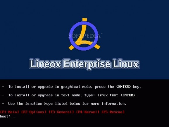 Lineox Enterprise Linux screenshot