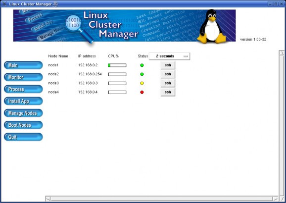 Linux Cluster Manager screenshot