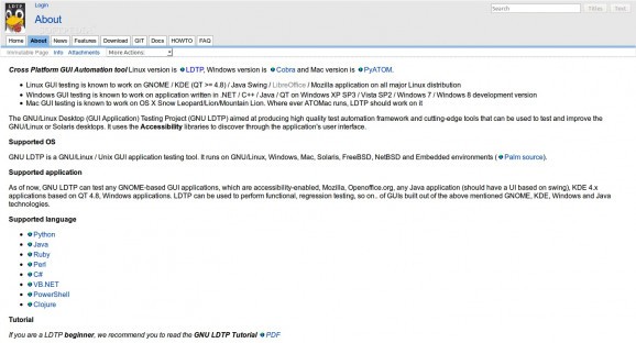 Linux Desktop Testing Project screenshot