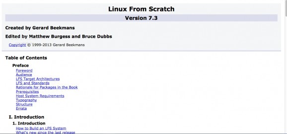 Linux From Scratch screenshot