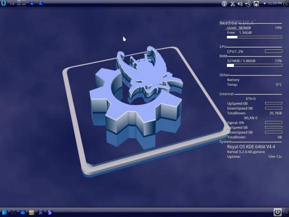 Linux Royal KDE screenshot