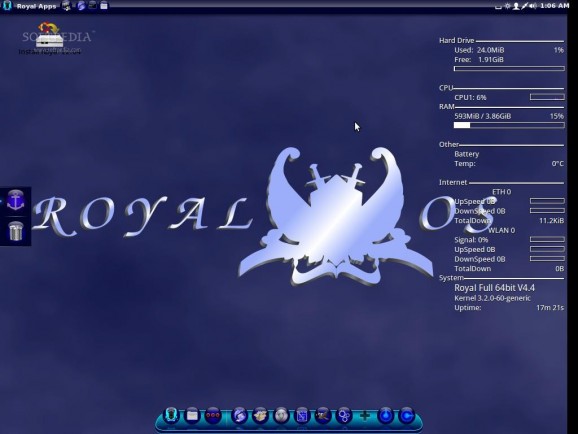 Linux Royal LTS Full screenshot