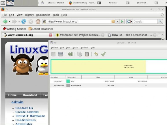 LinuxGT screenshot