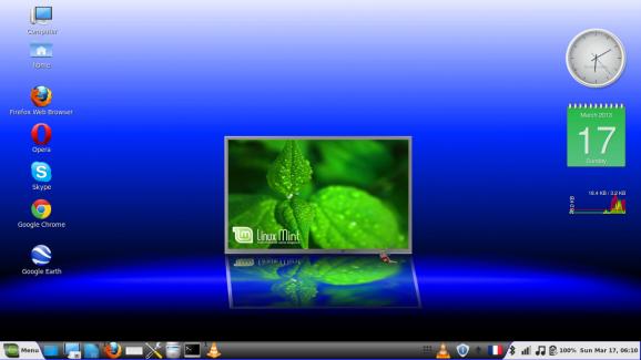 LinuxMint Aero screenshot