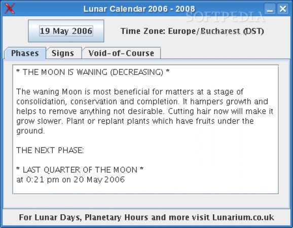 Lunar Calendar screenshot