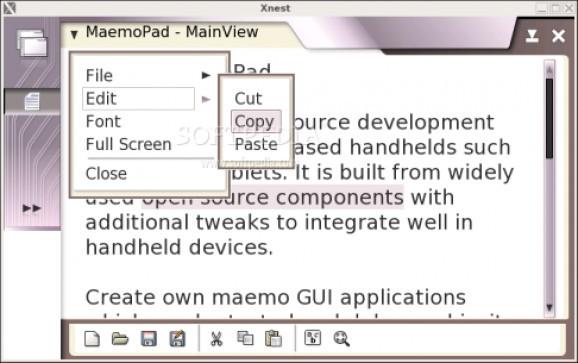Maemo screenshot