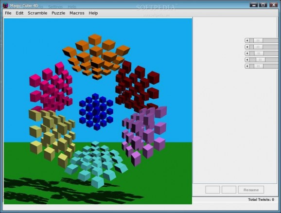 Magic Cube 4D screenshot