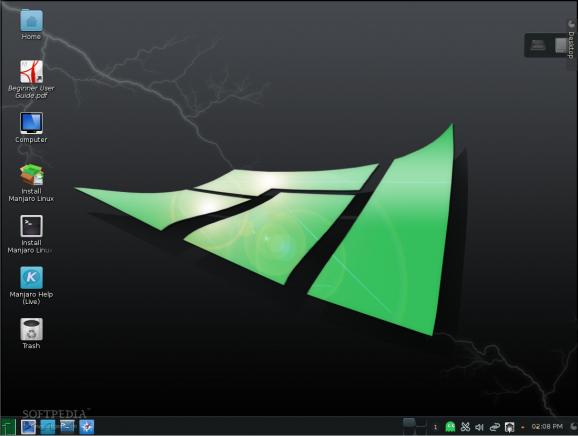 Manjaro Linux KDE screenshot