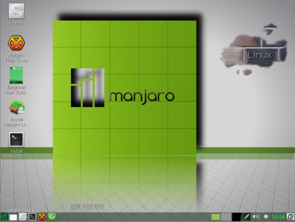 Manjaro Linux LXDE Community Edition screenshot