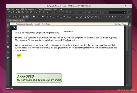 Master PDF Editor screenshot