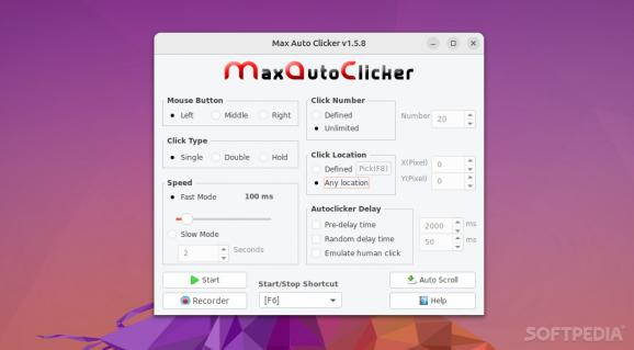Max Auto Clicker screenshot