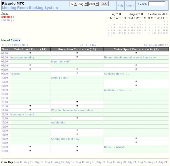 Meeting Room Booking System screenshot