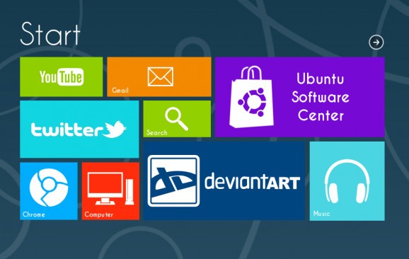 Metro Interface for Linux screenshot