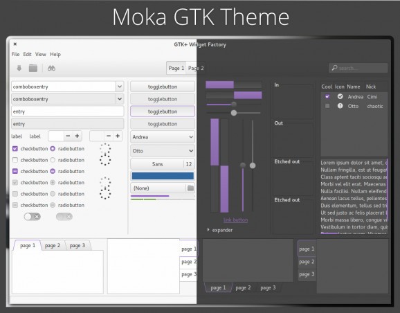Moka GTK3 Theme screenshot