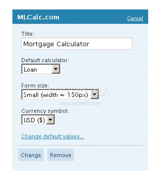 Mortgage Loan Calculator screenshot