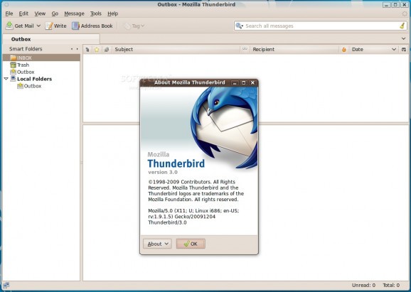 Mozilla Thunderbird screenshot