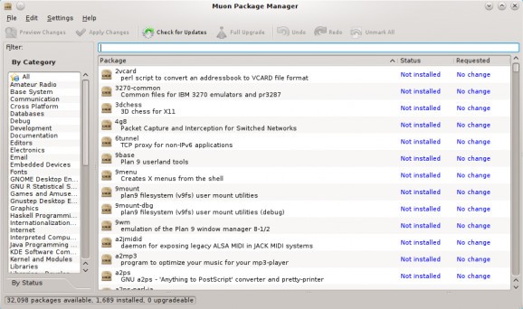 Muon Package Management Suite screenshot