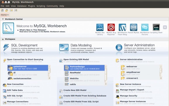 MySQL Workbench screenshot