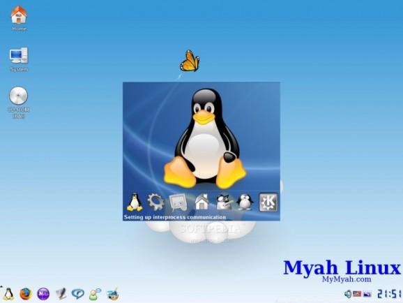 Myah Linux Box screenshot