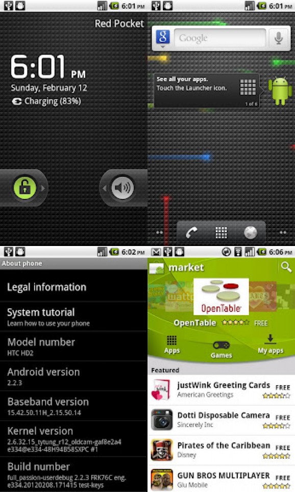 Neofroyo for HD2 : FRK76C screenshot