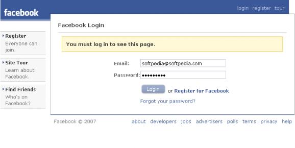 NewsCloud Facebook Application screenshot