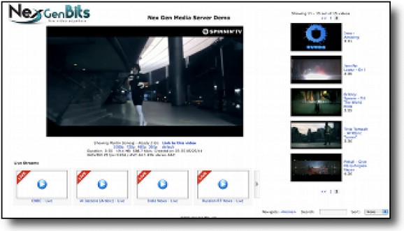 Nex Gen Media Server screenshot