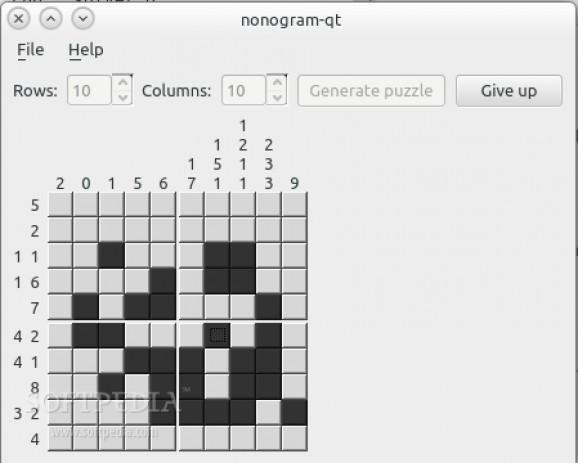 Nonogram-qt screenshot