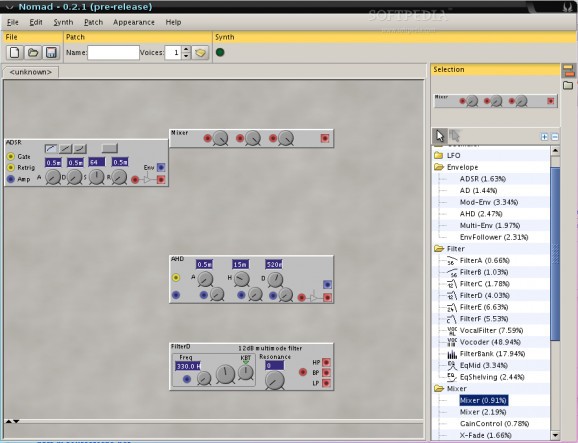 Nord Modular Editor screenshot