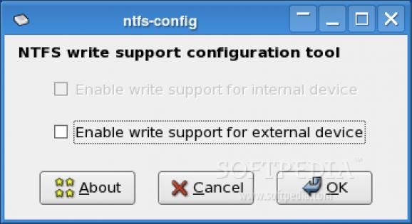 Ntfs-config screenshot