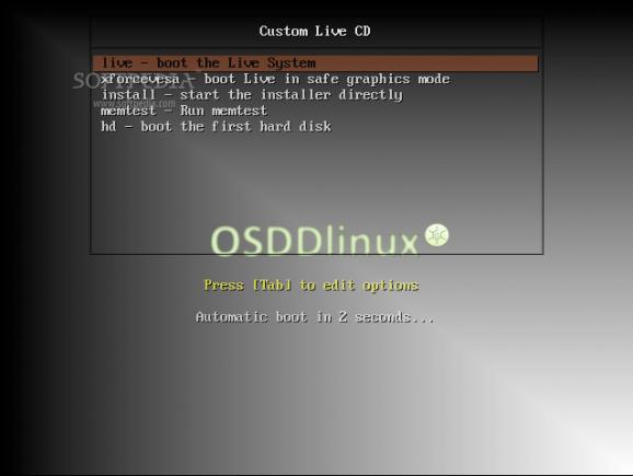 OSDDlinux screenshot