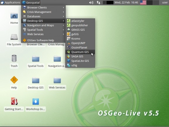 OSGeo-Live screenshot