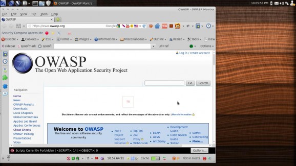 OWASP Mantra-OS screenshot