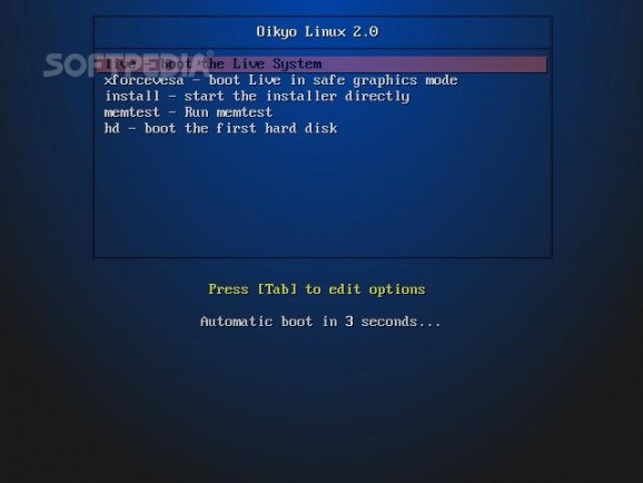 Oikyo Linux screenshot
