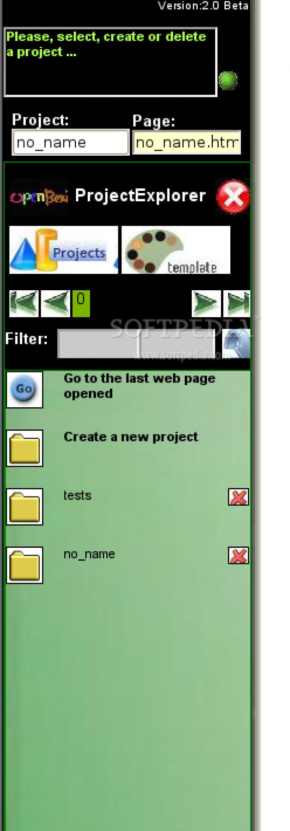 OpenBEXI screenshot